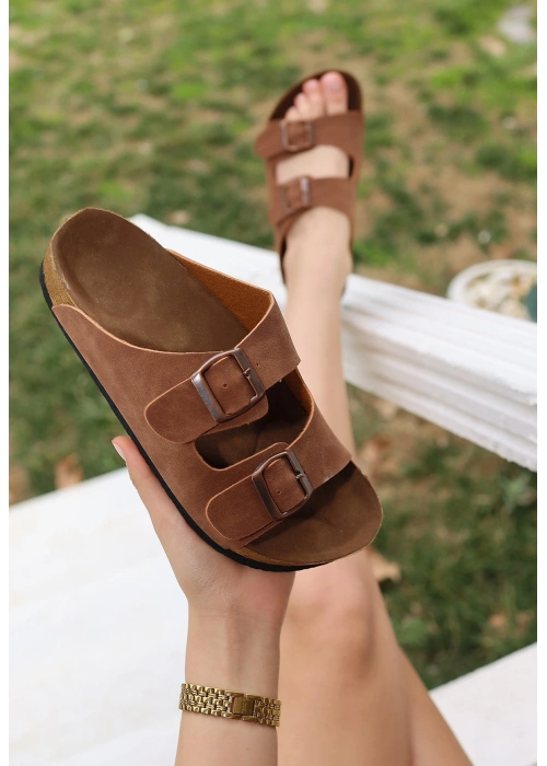 Rıno Taba Nubuk Terlik