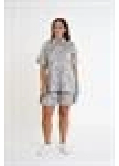 Ruffle Detailed Shorts Set | Light Blue