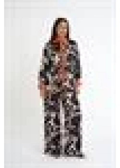 Satin Patterned Set | Orange