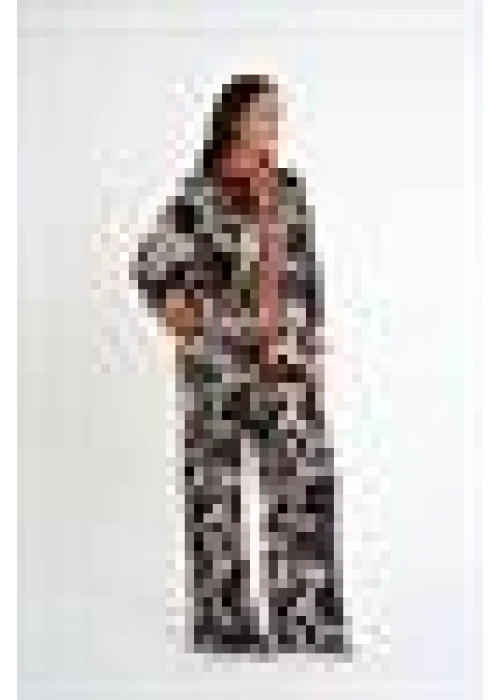 Satin Patterned Set | Orange