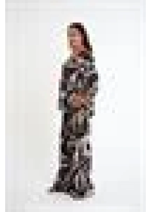 Satin Patterned Set | Orange