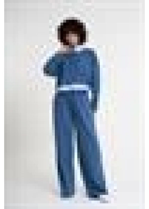 Shirt Collar Tracksuit Set | Navy blue