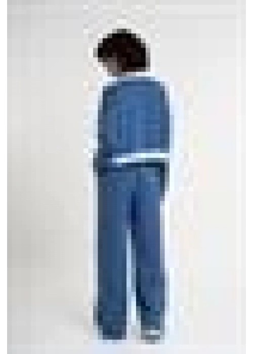 Shirt Collar Tracksuit Set | Navy blue