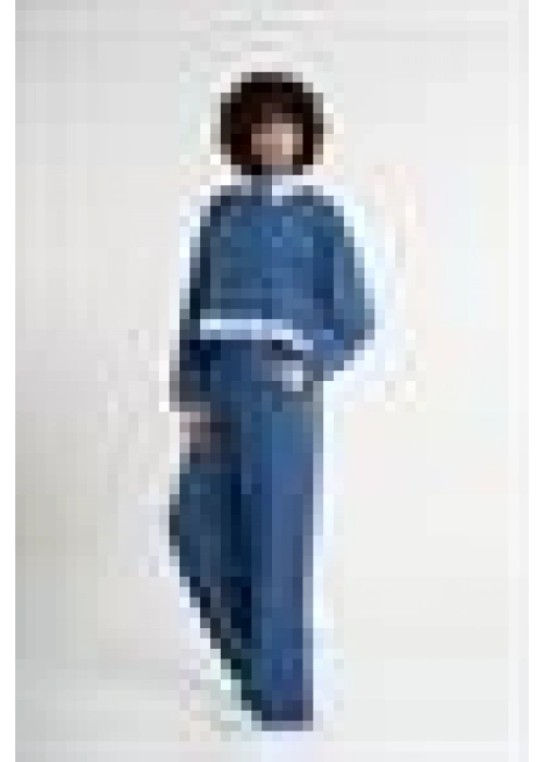 Shirt Collar Tracksuit Set | Navy blue