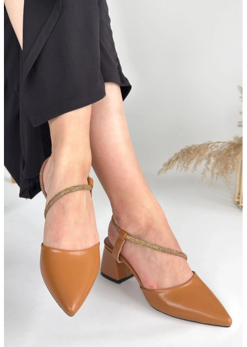 Sista Taba Cilt Topuklu Ayakkabı