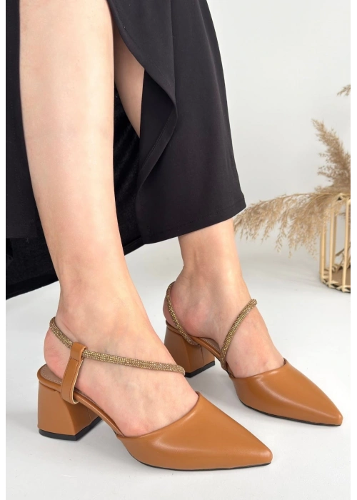 Sista Taba Cilt Topuklu Ayakkabı