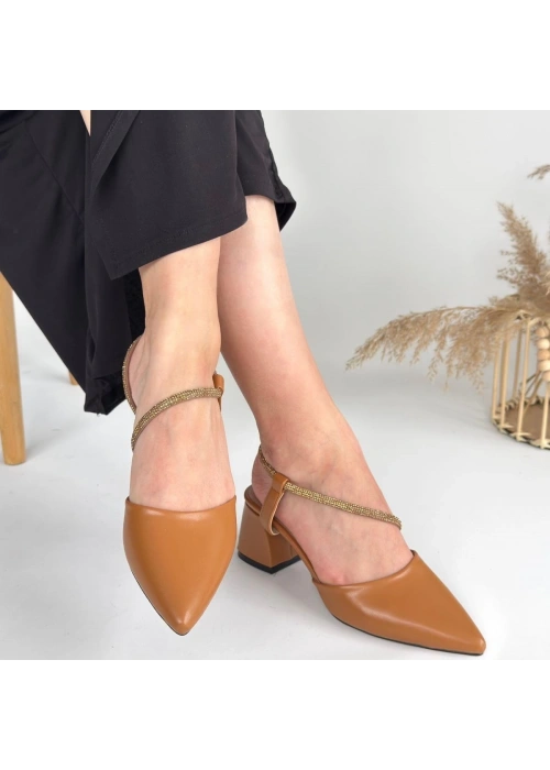 Sista Taba Cilt Topuklu Ayakkabı