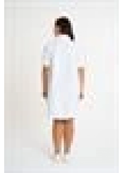 Slit Detailed Shirt | White