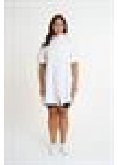 Slit Detailed Shirt | White