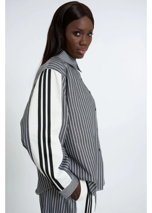 Striped Co-Ord Set with Side Slits