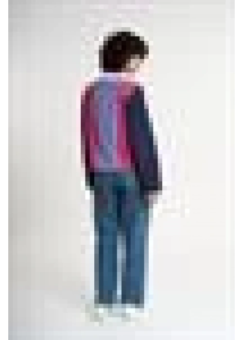 Striped garnet shirt | Pink