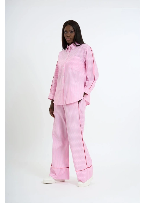 Striped Piped Set – Small Size | Pink