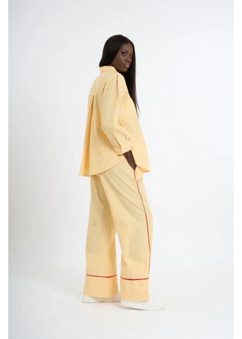 Striped Piped Set – Small Size | Yellow