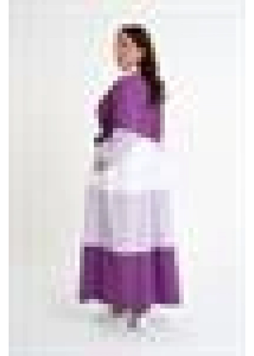 Striped Shirt Dress | Purple