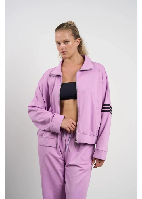 Striped tracksuit set | 44-50 | Lilac