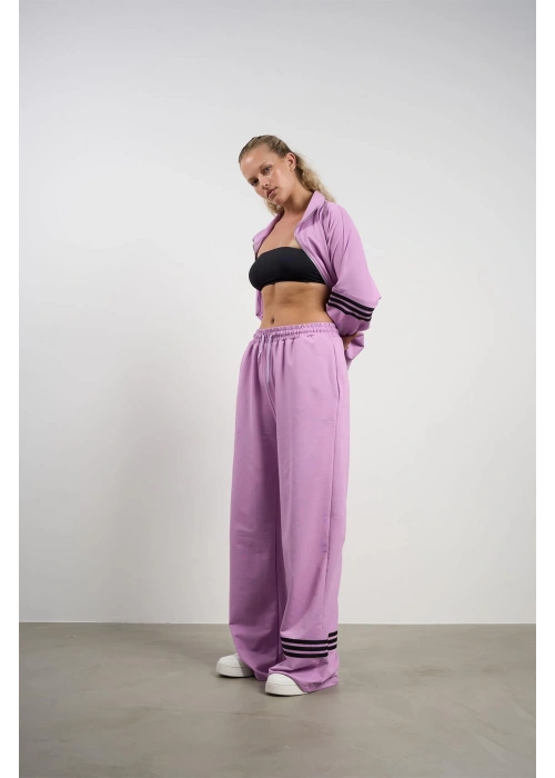 Striped tracksuit set | 44-50 | Lilac
