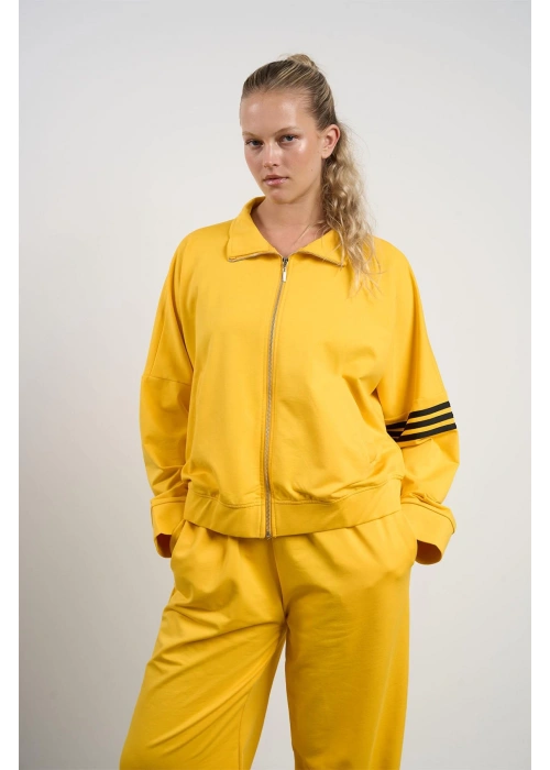 Striped tracksuit set | 44-50 | Yellow