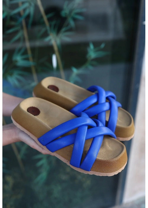 Tenda Mavi Cilt Terlik