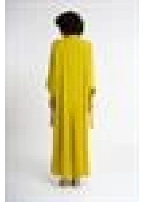 V-Neck Slit Dress | Oil Green