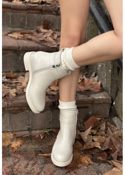 Wennes Bej Cilt Topuklu Bot