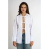 Belted Shirt | White