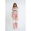 California Print Womens Tracksuit | Pink