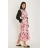 LONG FLORAL DRESS PINK