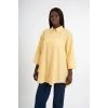 Minimal Pocket Poplin Shirt | Yellow