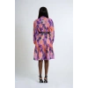 Patterned Dress |  Purple