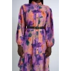 Patterned Dress |  Purple
