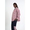 Pink Plaid Shirt & Pants Set – Small Size