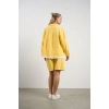 Plus Size Womens Shirt and Shorts Set | Yellow