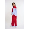 Trimmed Tracksuit Set | Blue Red
