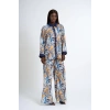 Womens White Patterned Suit