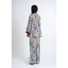 Womens White Patterned Suit