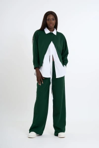 3-Piece Set – Green & White