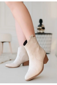 Akver Bej Nubuk Topuklu Bot