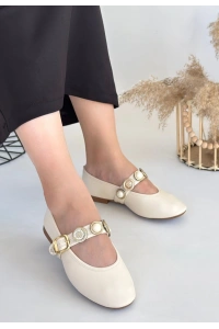 Atnis Bej Cilt Babet Ayakkabı