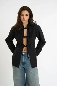Belted Shirt | Black