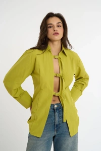 Belted Shirt | Green