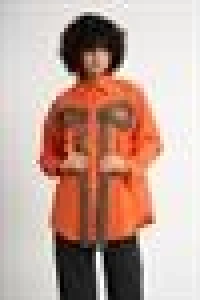 Bow Detail Shirt | Turuncu