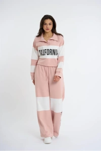 California Print Womens Tracksuit | Pink