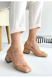 Cande Nude Cilt Topuklu Ayakkabı