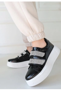 Dirla Siyah Rugan Spor Ayakkabı