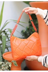 Elien Turuncu Cilt Çanta