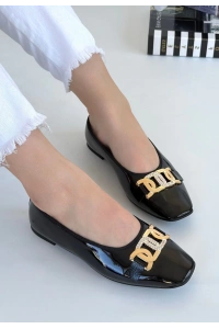 Embor Siyah Rugan Babet Ayakkabı