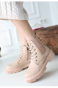 Harte Nude Cilt Bağcıklı Bot