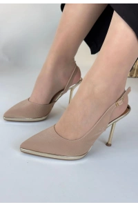 Kalyt Nude Cilt Topuklu Ayakkabı