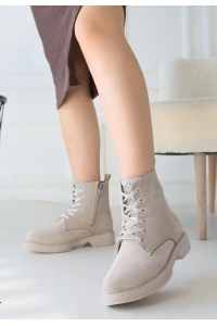 Kolly Bej Süet Bağcıklı Bot