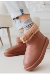 Mordi Taba Oval Burunlu Su Geçirmez İçi Kürklü  Bot